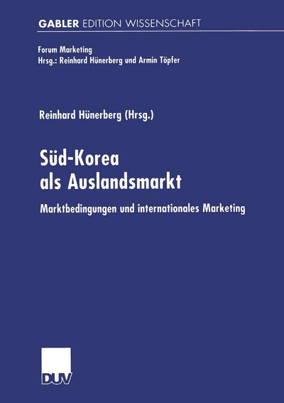 Buchcover: Süd-Korea als Auslandsmarkt